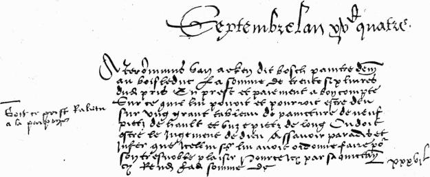 Philip I of Castile invoice