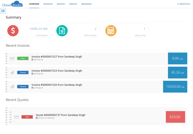 11 - Now Invoice is showing as Its paid