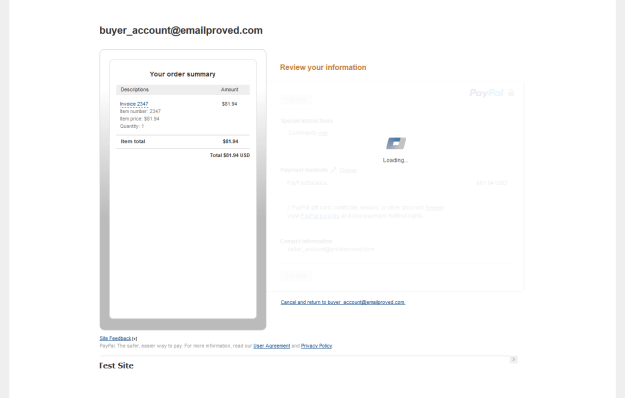 6 - Processing Payment